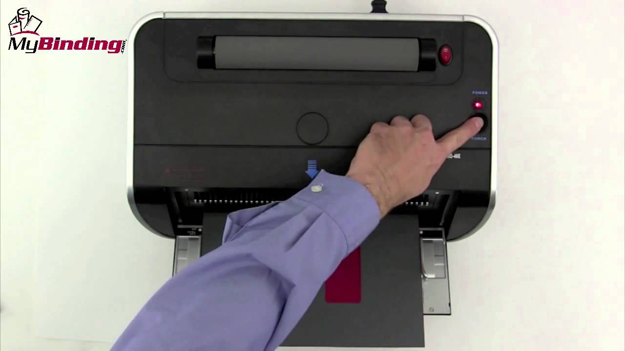 Tamerica OfficePro 46e 4:1 Pitch Electric Coil Binding Machine Demo
