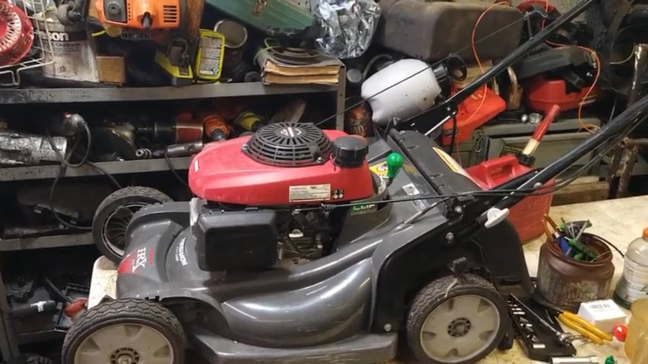 honda hrx 217 lawn mower carburetor repair clean fix rebuild