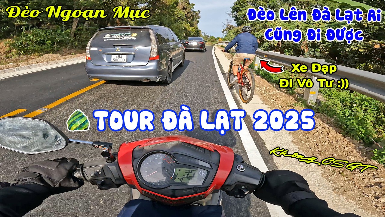 Tour Đà Lạt 2025 | ĐÈO NGOẠN MỤC Lên ĐÀ LẠT | Con Đèo Dễ Nhất Dẫn Tới Đà Lạt | Cà Ná - QL27 - Đà Lạt