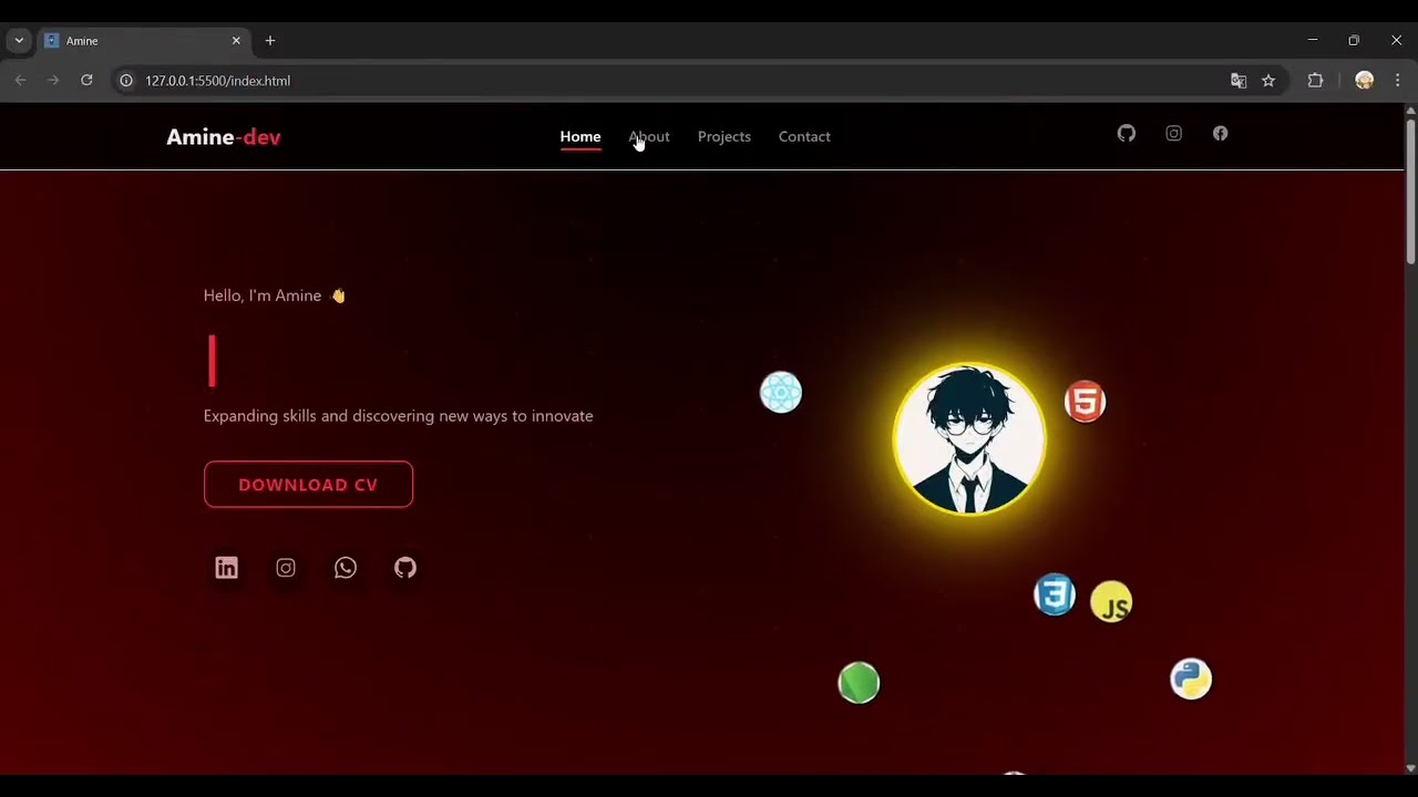 My Portfolio Website 🌐 | Modern Developer Showcase | 