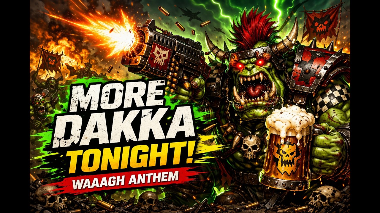 MORE DAKKA TONIGHT! ⚔️ Ork Anthem | Warhammer 40K Celtic Punk Song (WAAAGH!)