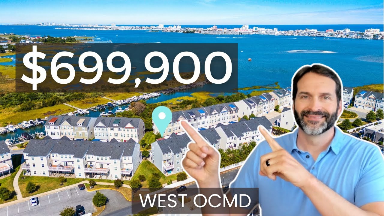 Tour This West Ocean City Townhome with Boat Slip | Seaside Village Community