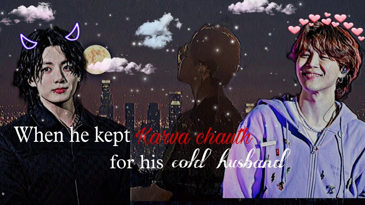When he kept karva chauth for his cold husband| A Jikook ff by jimin's filter #jikookff #jikook