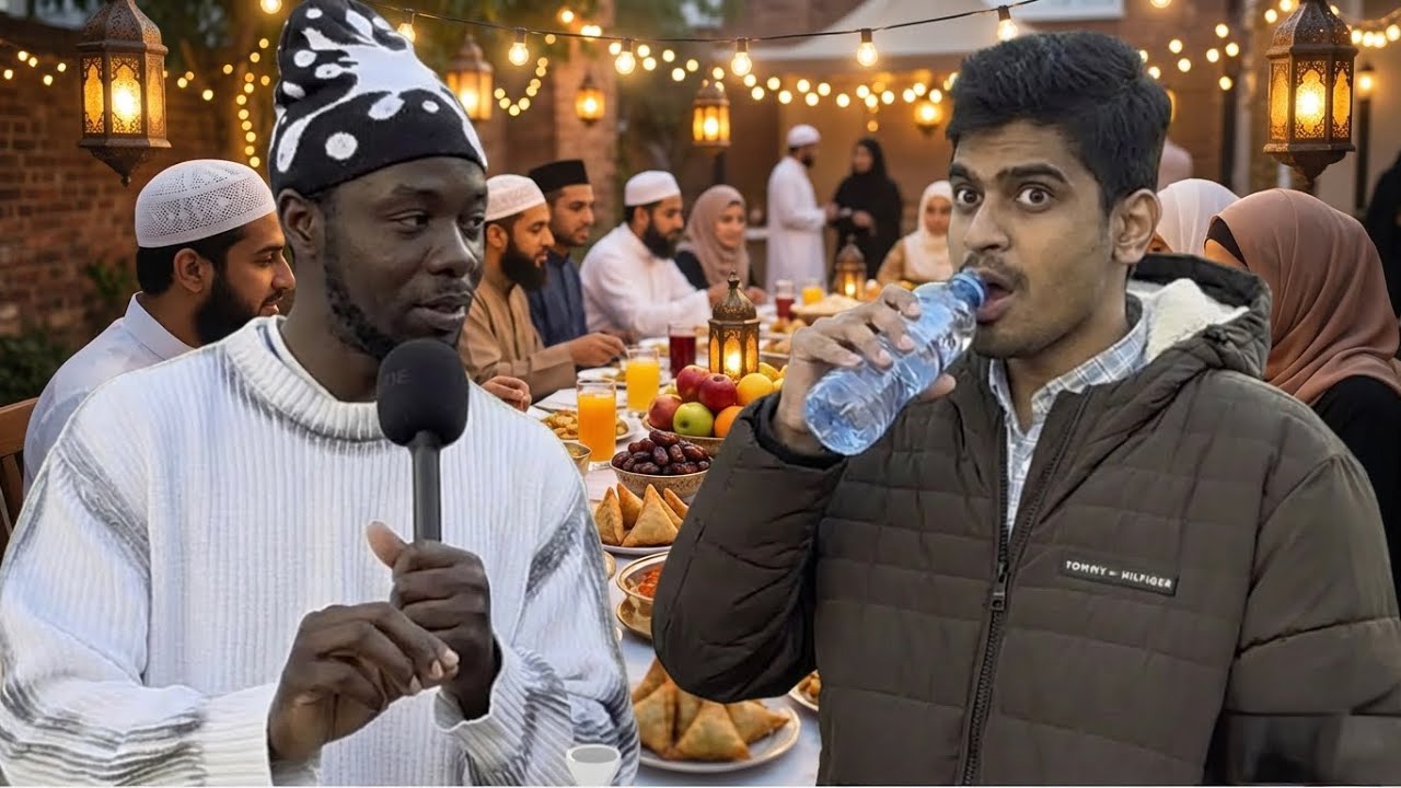 Asking Muslims to break their fasting 😳