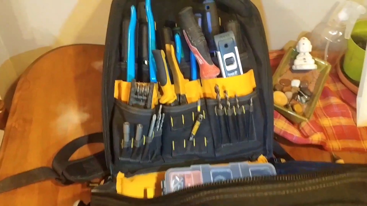 Dewalt DGL523 Lighted Tool Backpack - Electricians Review