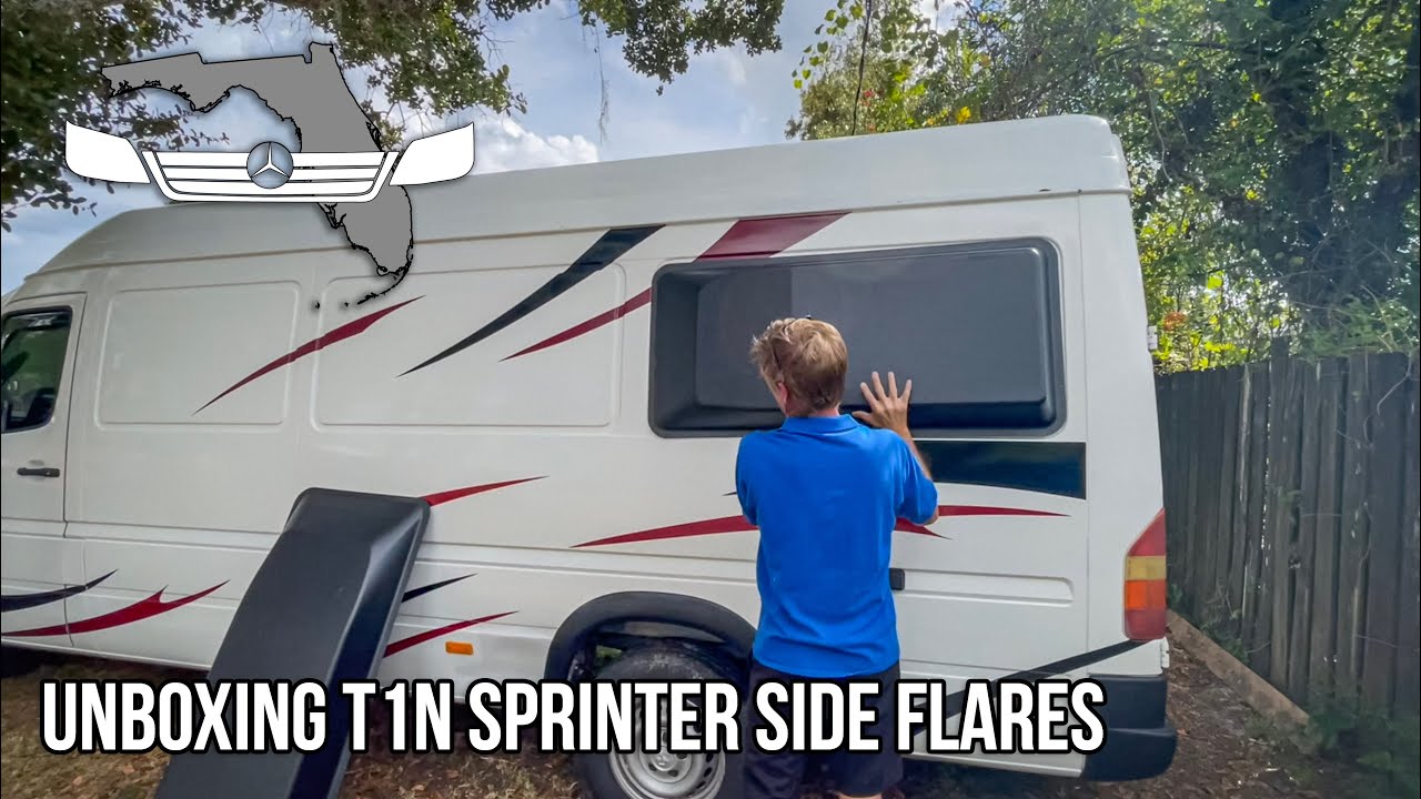 Unboxing T1N Sprinter Side Flares (aka Pods!)