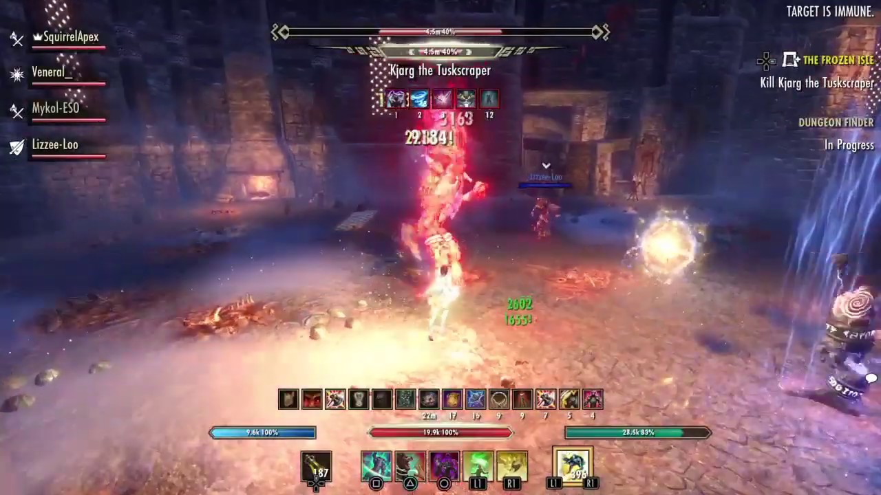 Kjarg the Tuskscraper fight with proper mechanics