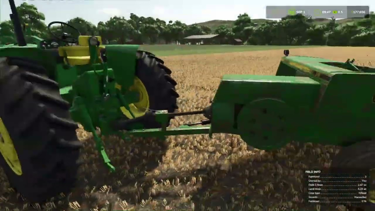 Baling Straw