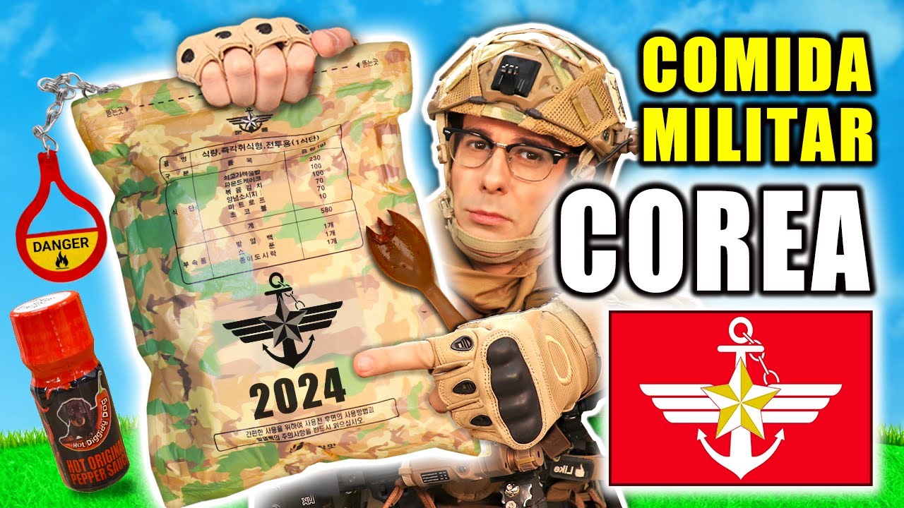 Probando COMIDA MILITAR de COREA de 2024  ¿Qué ha cambiado?
