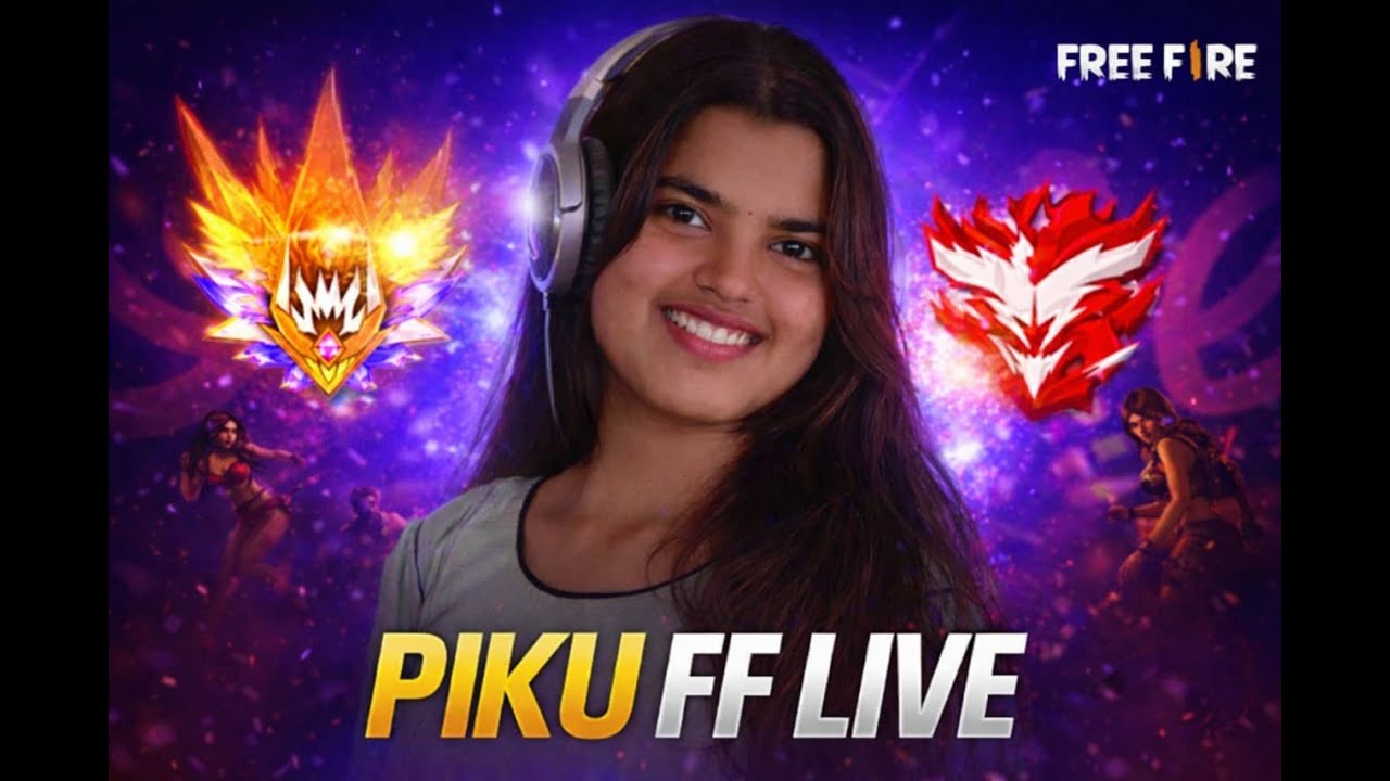BR RANK PUSH SEASON 49 ROAD TO 10k SUBSCRIBERS ||FREE FIRE LIVE STEAM WITH PIKU FF 