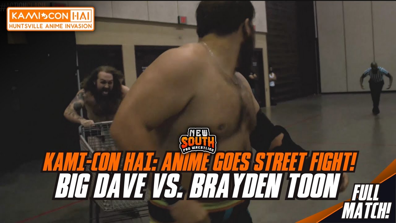 ANIME GOES STREET FIGHT! Big Dave vs. Brayden Toon (FULL MATCH | KAMICON HAI)