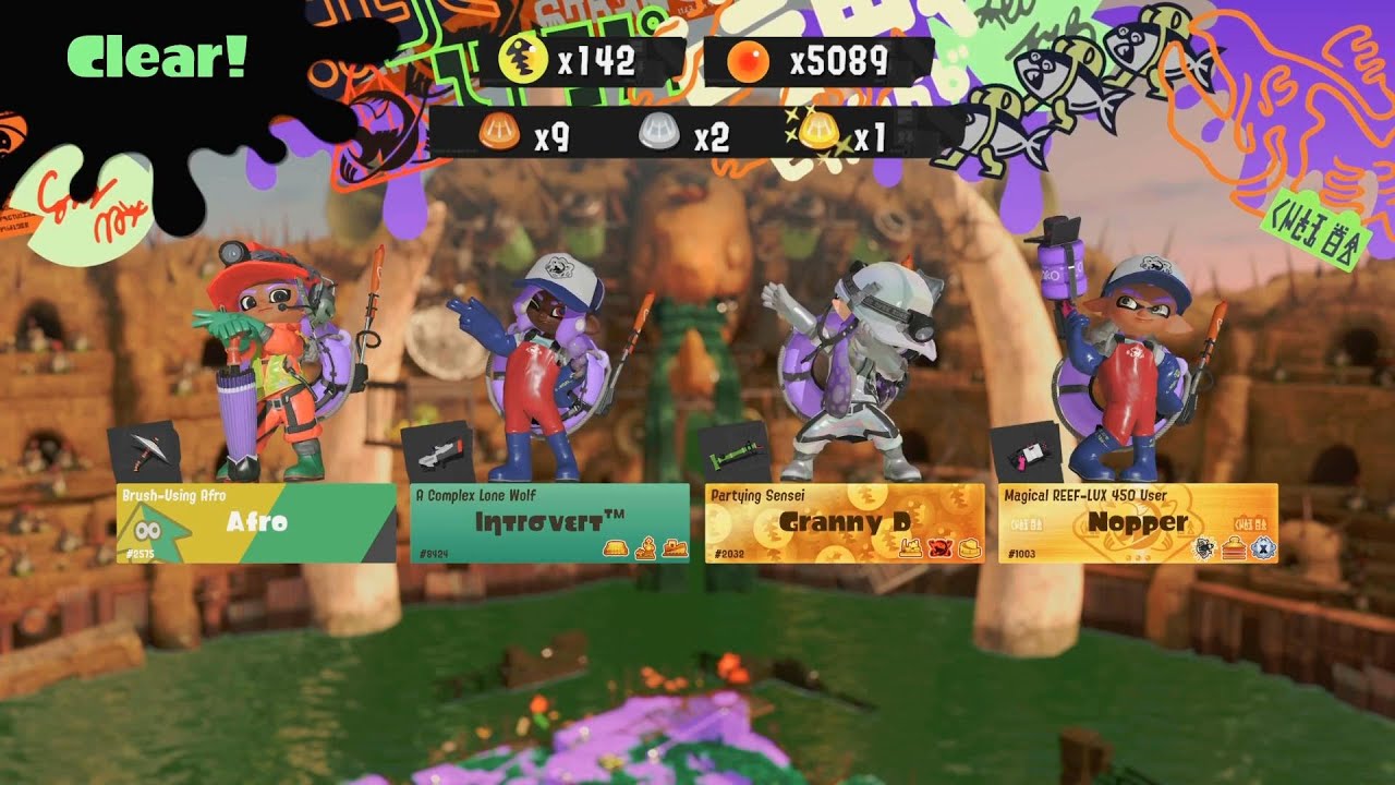 Splatoon 3 - Salmon Run Freelance #188 (Bonerattle Arena)