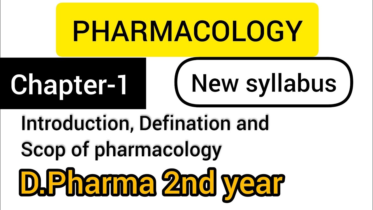 Pharmacology chapter.1 || Introduction || Defination || Scop || #pharmacology #pharmacologychapter1