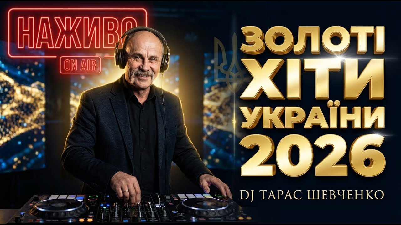 🌊 Українські Пісні • DJ Тарас Шевченко • Музика для Душі • LIVE
