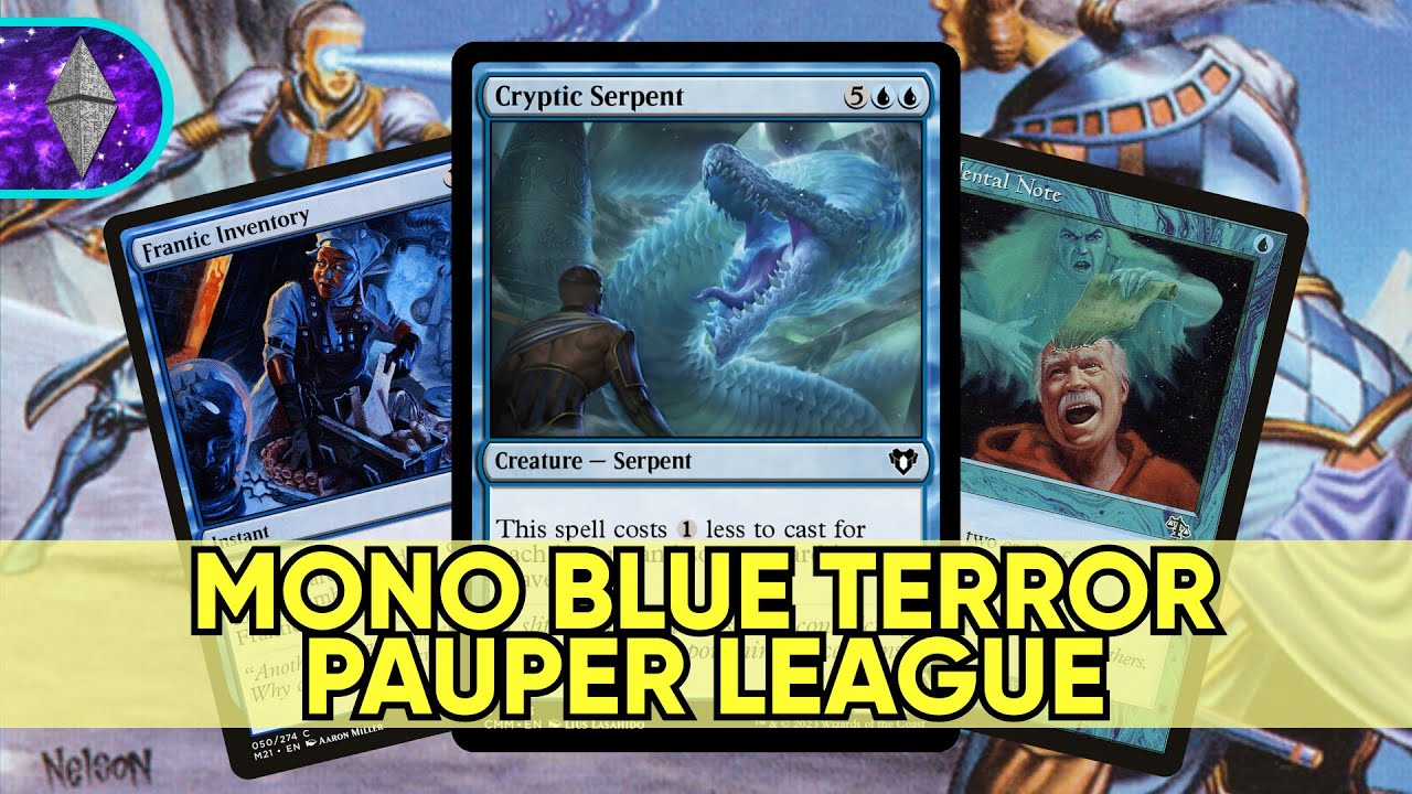 Counter Everything, Draw a Million | Blue Terror MTG Pauper Gameplay