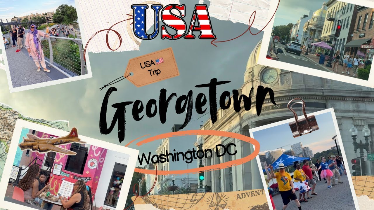 A Day in Georgetown DC | Beautiful Streets, Shopping & Waterfront Views! My iUSA Travel Diaries 🇺🇸