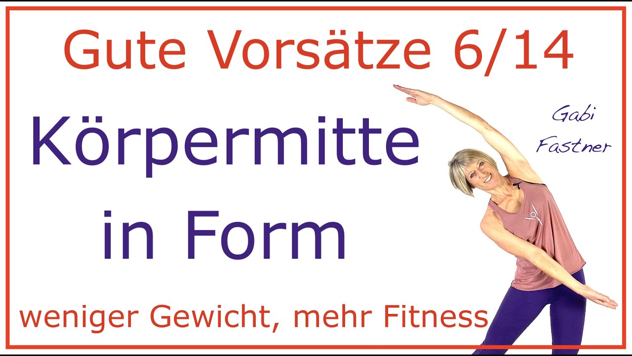 6/14📌42 min. Körpermitte in Form bringen | ohne Geräte