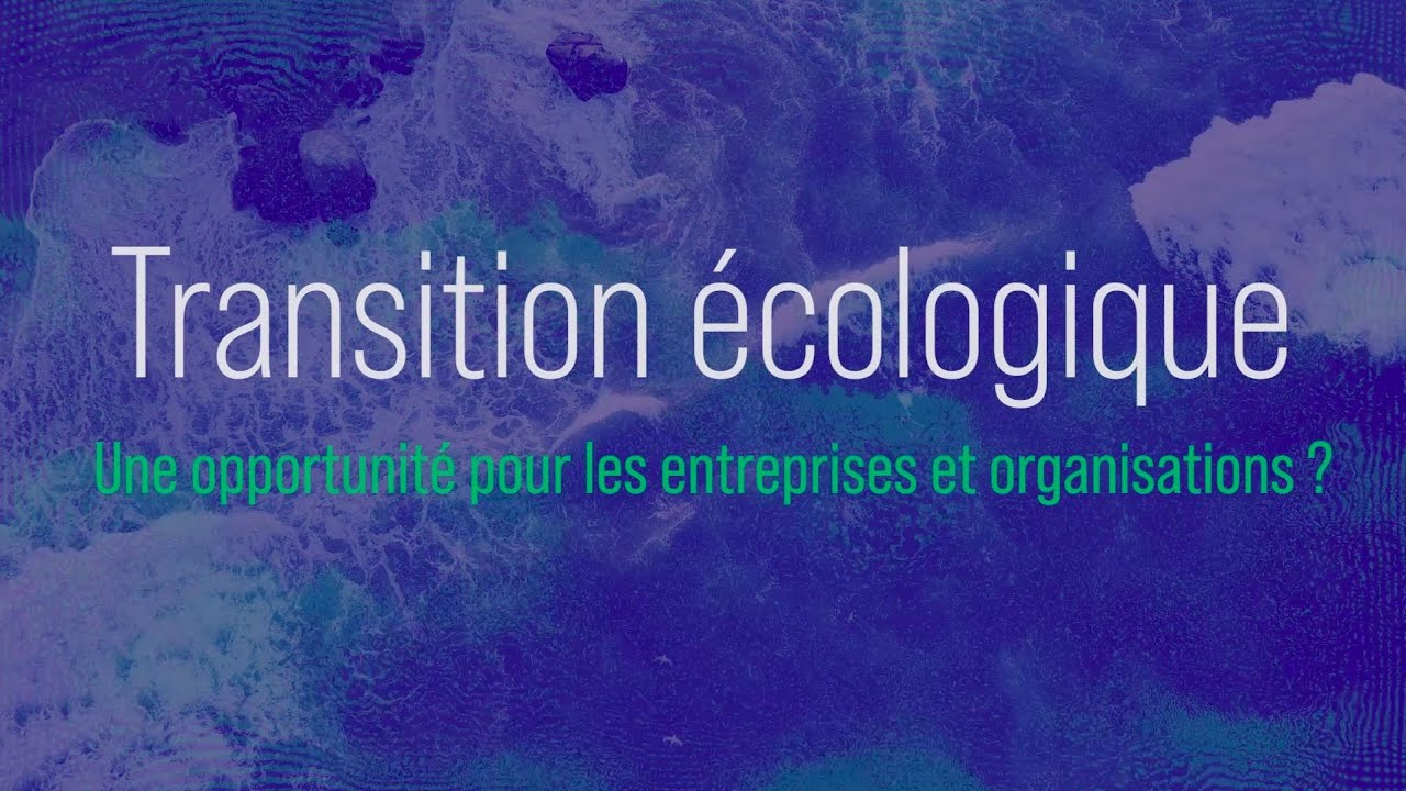 Transition écologique, une opportunité pour les entreprises/organisations ?