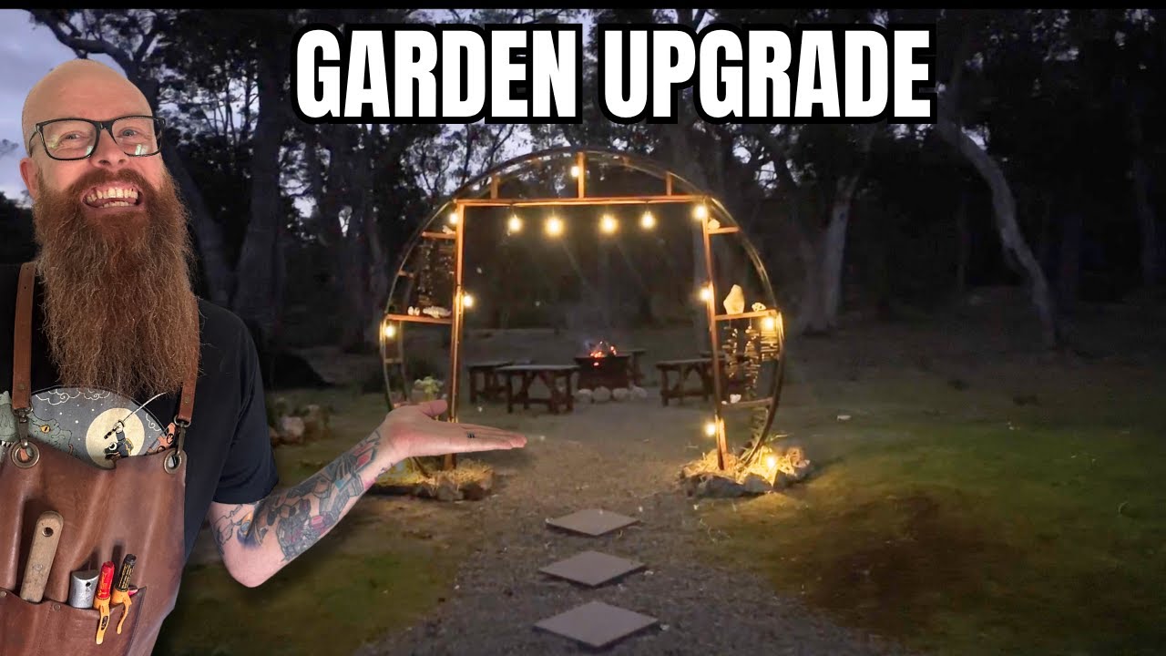 Building a Moongate with Reclaimed Materials (DIY Garden Project)