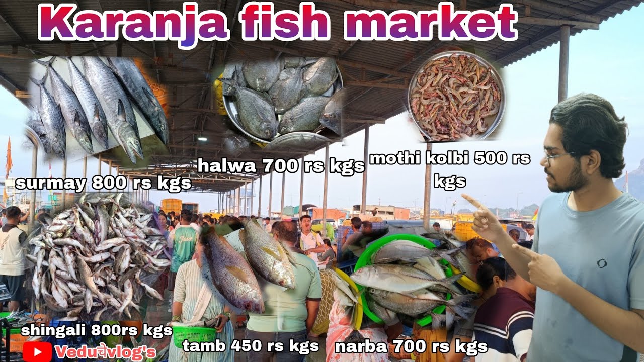 Karanja fish market explore and fish rates | vlog no.27 | Veduचेvlog's