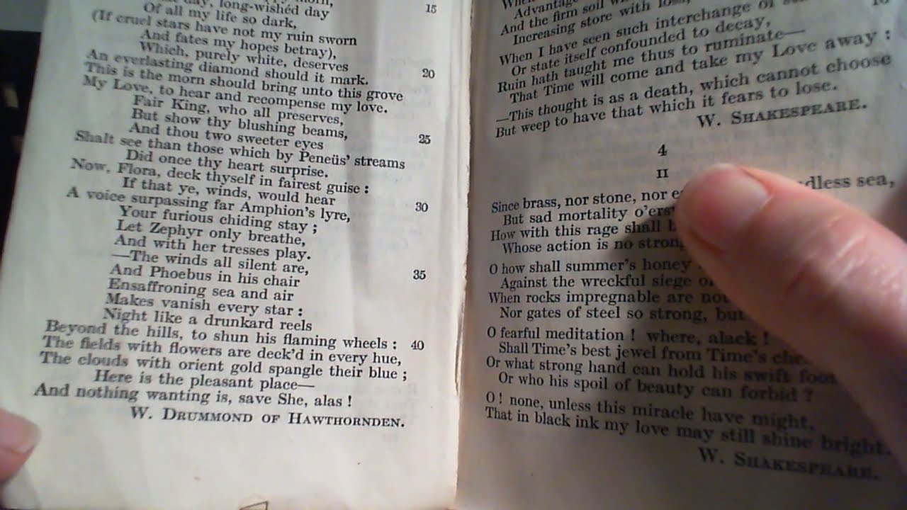 Summons to Love                   W. Drummond of Hawthornden