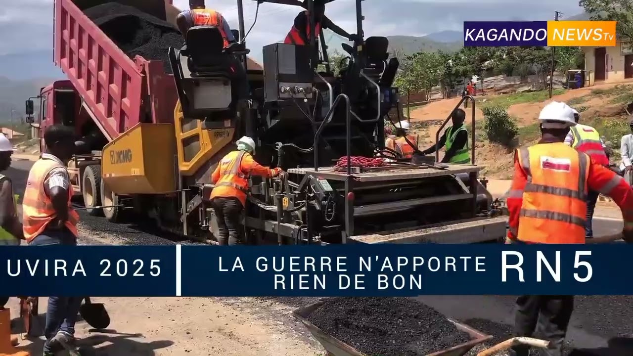 Uvira | Licha ya uporaji wa lami ,na L'AFC - M23 , kazi zote za ujenzi zitaanza tena
