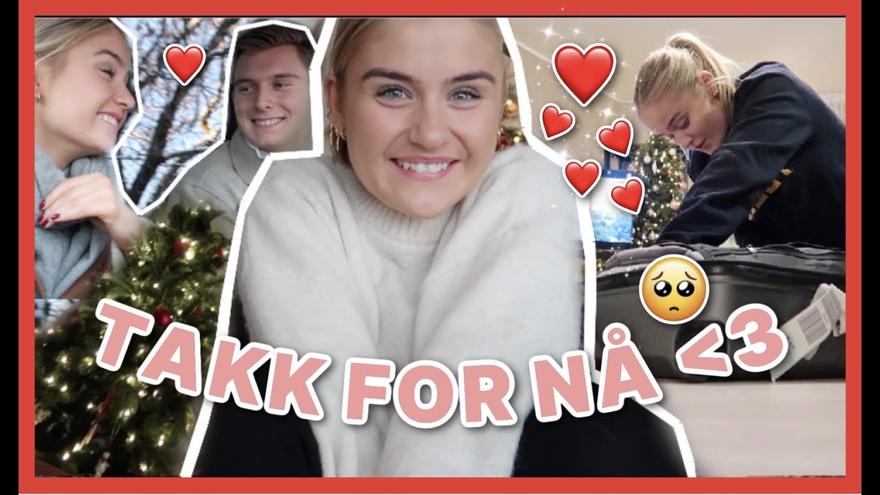 Siste vlogmas ♥︎ Hjem til jul, julegaver og julaften!!