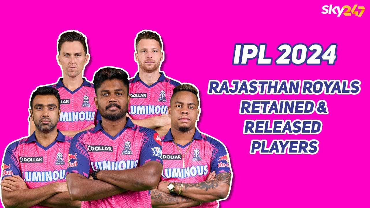 Rajasthan Royals released player 2024 | RR retained and release players 2024 | RR squad 2024