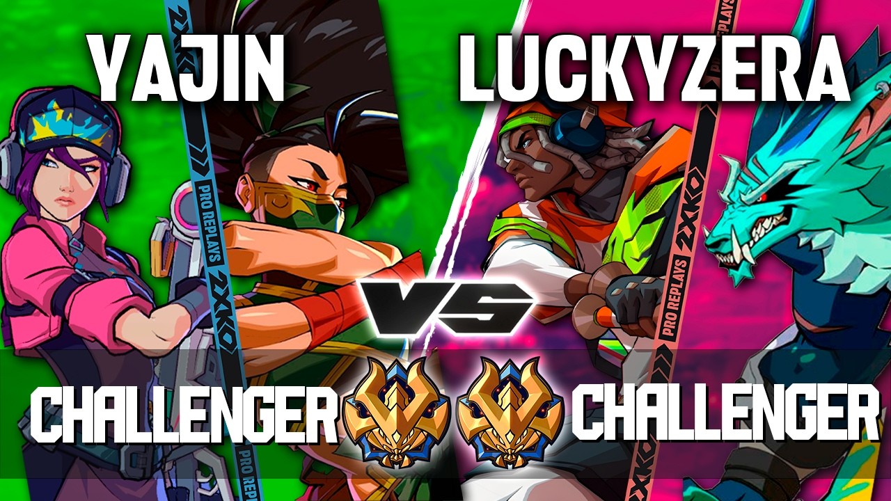 2XKO ▰ YAJIN (Akali-Caitlyn) vs LUCKYZERA (Ekko-Warwick) ▰ 2XKO Pro level replays