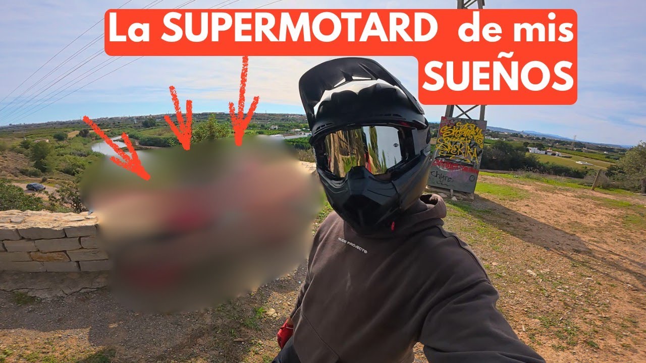 LA SUPERMOTARD DE MIS SUE&Ntilde;OS + WHEELIES