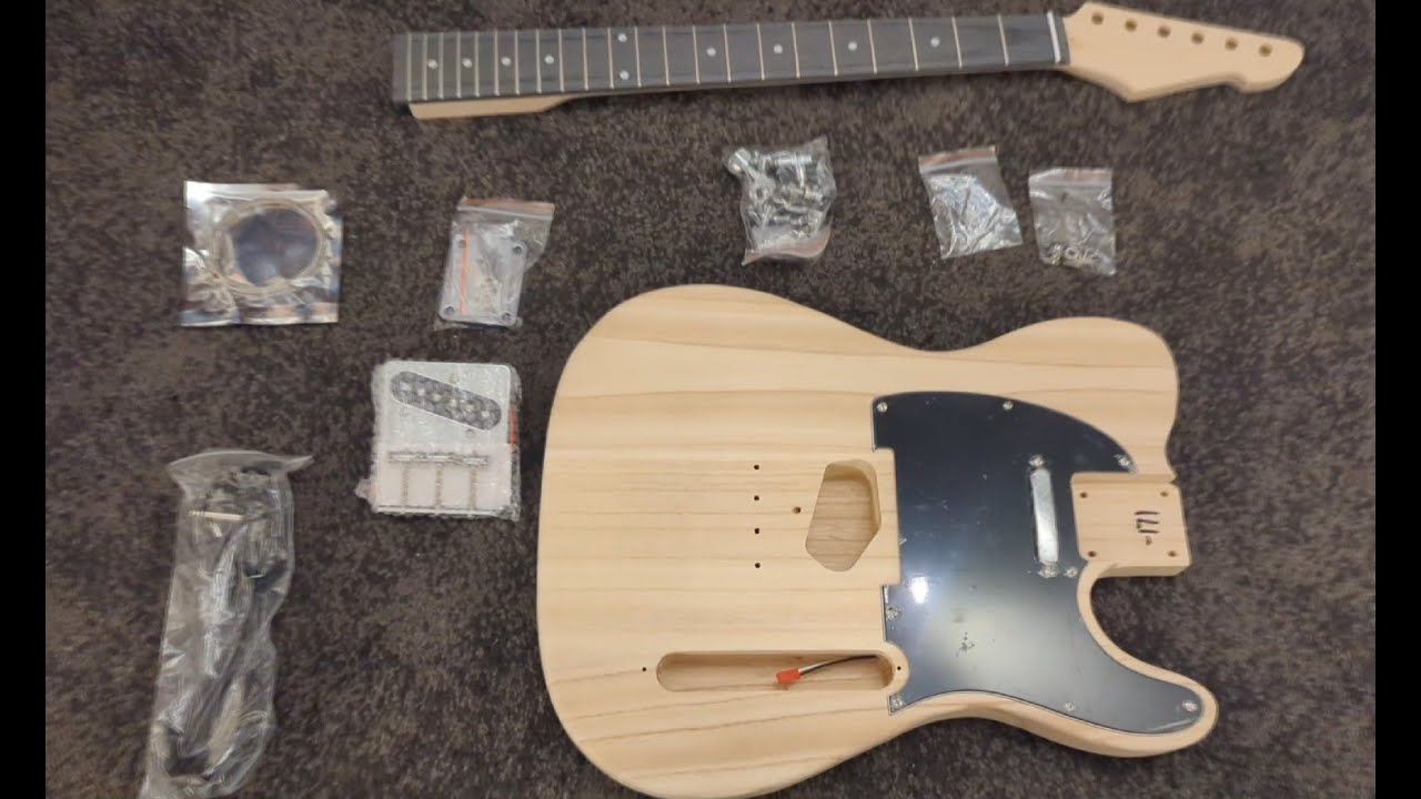 Guitar Works DIY Telecaster Kit Unboxing