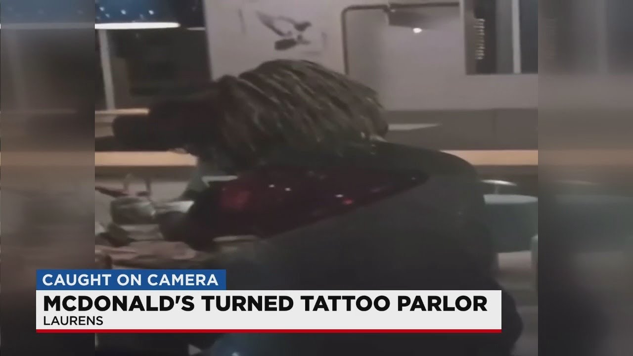 Police arrest man accused of giving tattoo to minor in Laurens area McDonald's