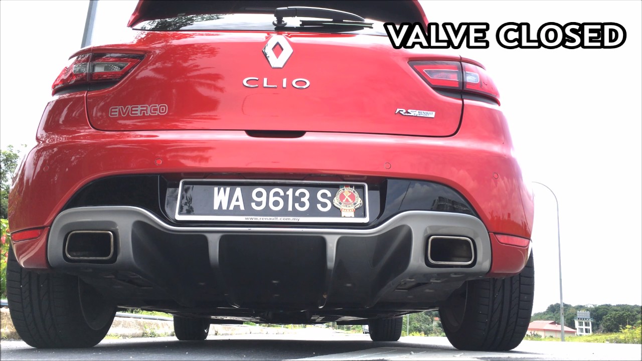 EVERCO Valvetronic Exhaust system Renault CLIO 4 RS 200