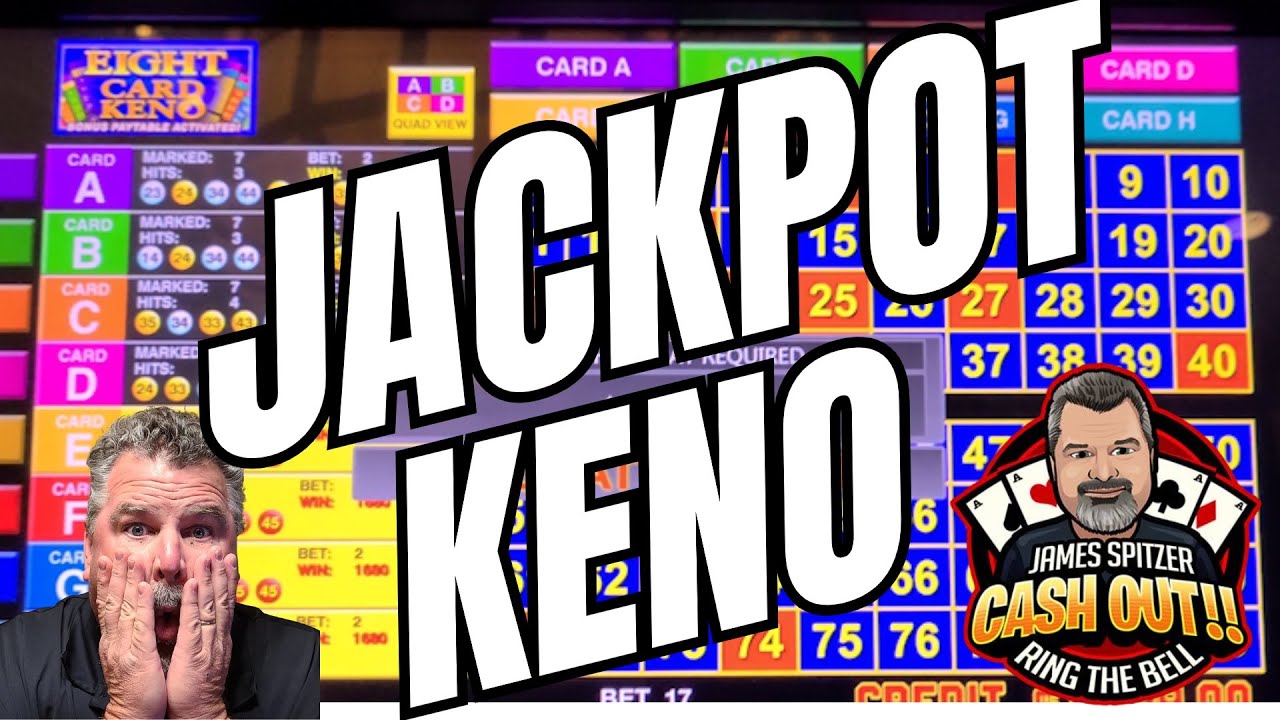 HANDPAY!!! JACKPOT!! 8 CARD KENO,  cleopatra keno max #kenonation #keno #casino #jackpot #handpay
