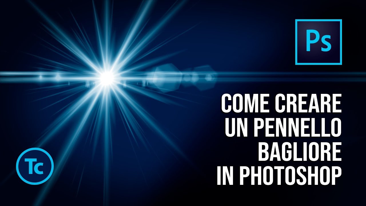 Come creare un pennello bagliore in Photoshop