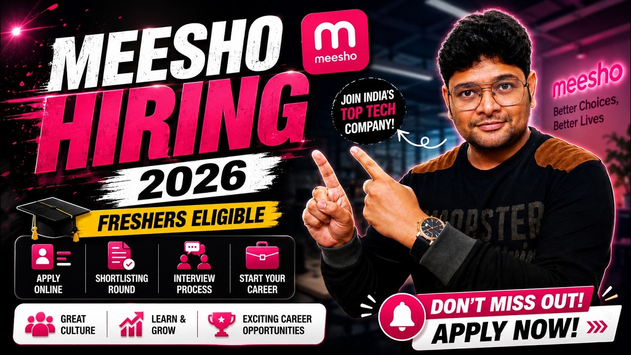 Finally Meesho Hiring Started | Meesho Recruitment 2026 | Freshers & Exp | Latest Jobs in Telugu