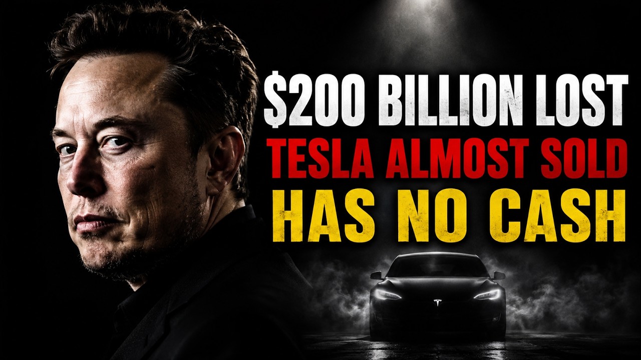 Elon Musk Lost $200 Billion, Nearly Sold Tesla for $6B, and Has Almost No Cash. The Full Story.