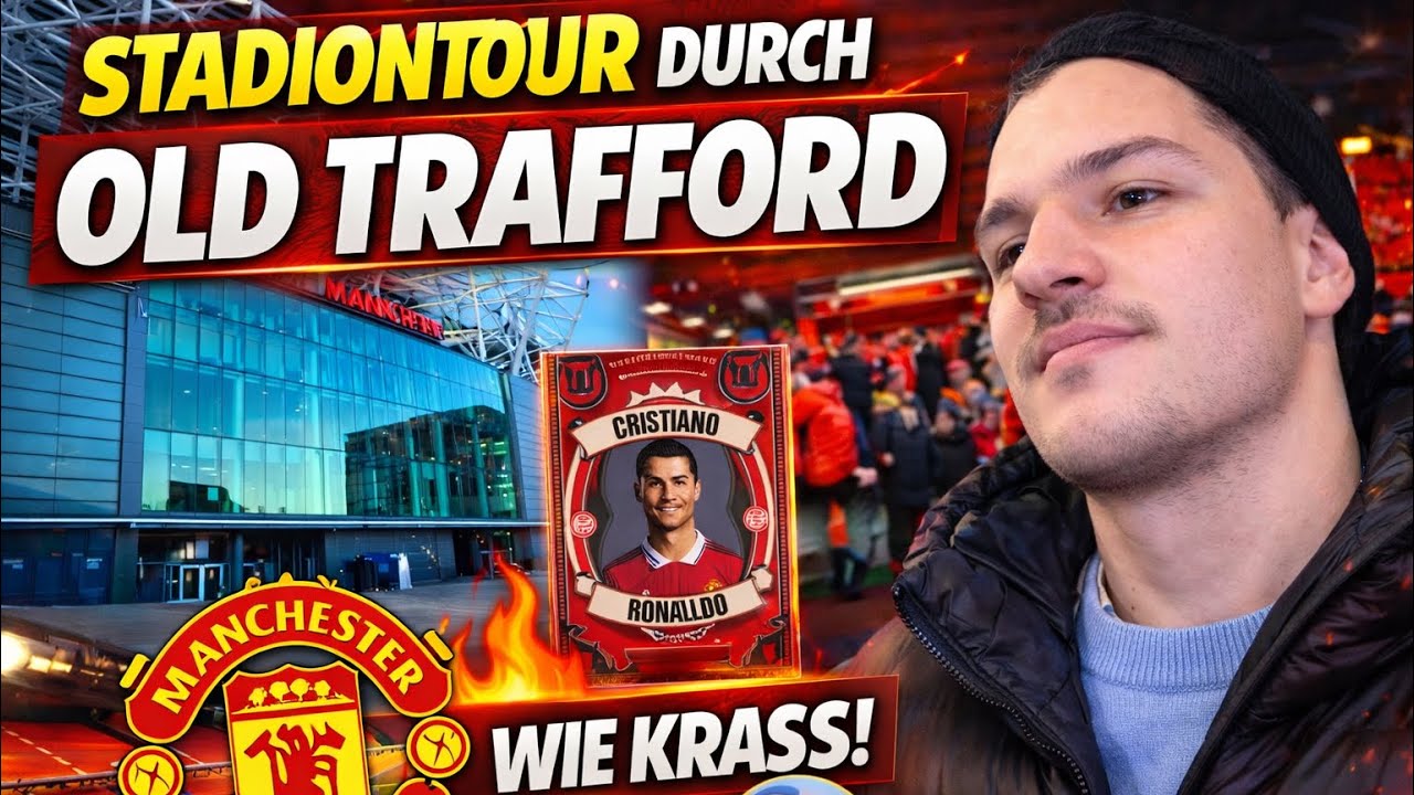 Old Trafford Stadion Rundgang ⚽ | Alles sehen wie ein Profi ⚡
