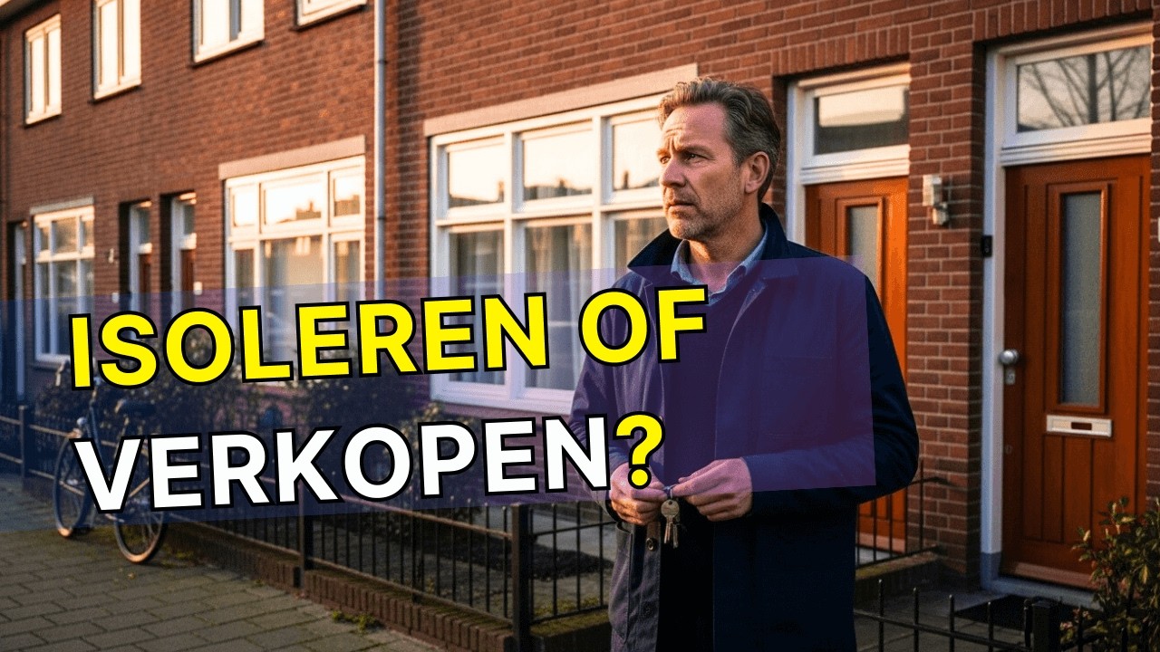 Huizen met label G dalen €20.000 in waarde. Isoleren of verkopen? Dit moet je NU weten!