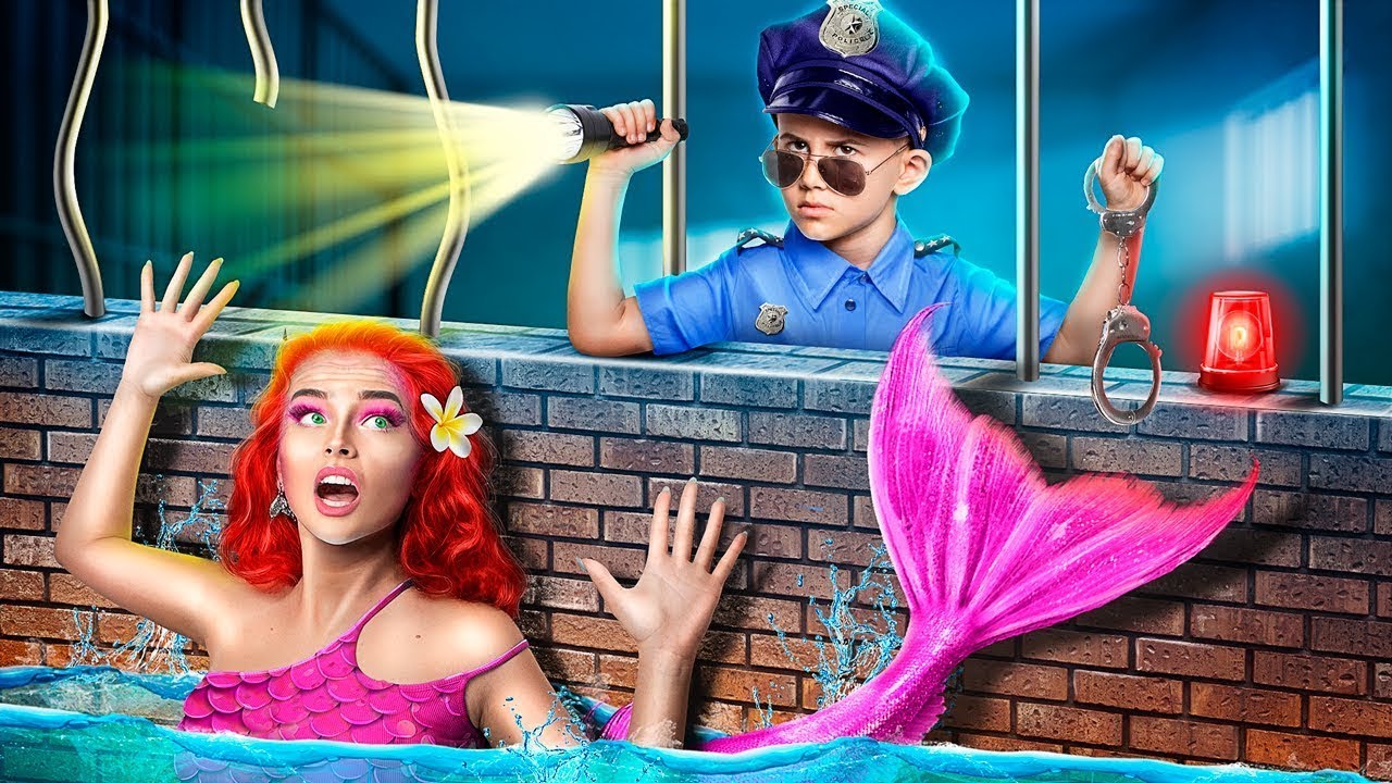 Como se Tornar uma Sereia na Pris&atilde;o! Transforma&ccedil;&atilde;o em Sereia!