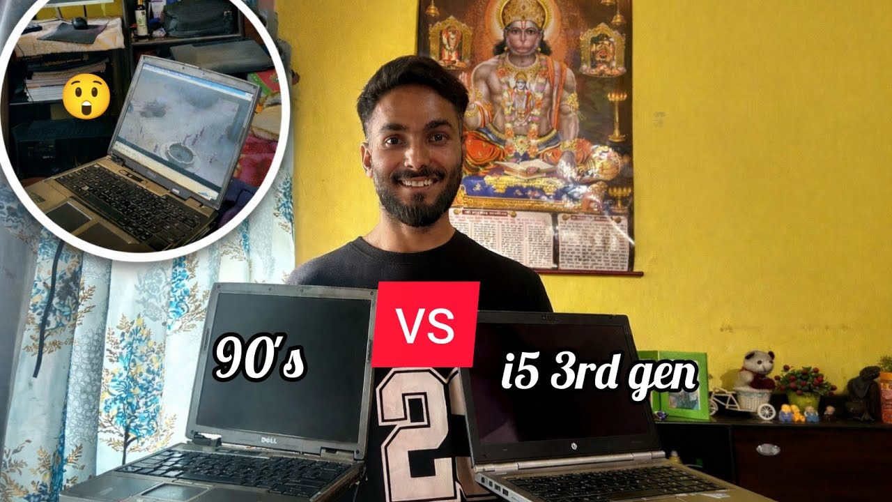 90's Laptop VS i5 3rd Gen💻 😲💯... This is Unexpected 🙌. #newvlog #newvideo 