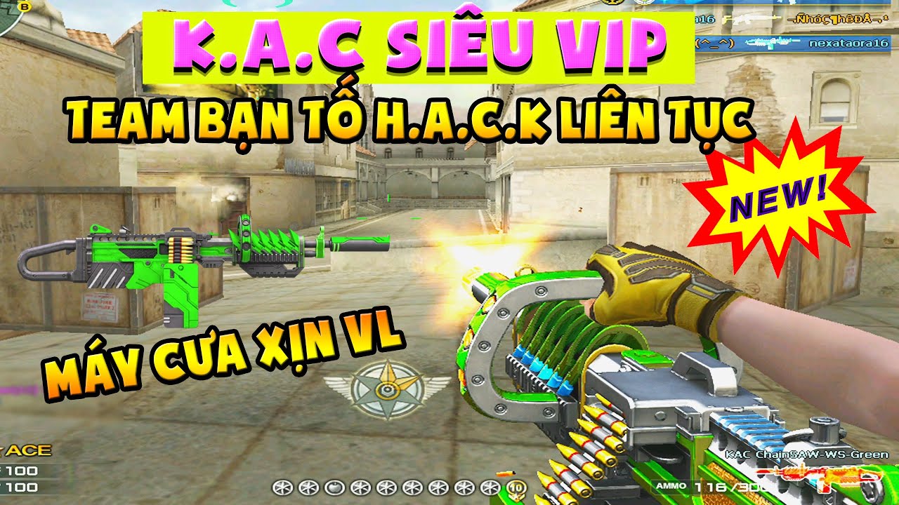 Bình luận Đột Kích - Siêu VIP K.A.C - Team bạn tố hack từ đầu đến cuối trận