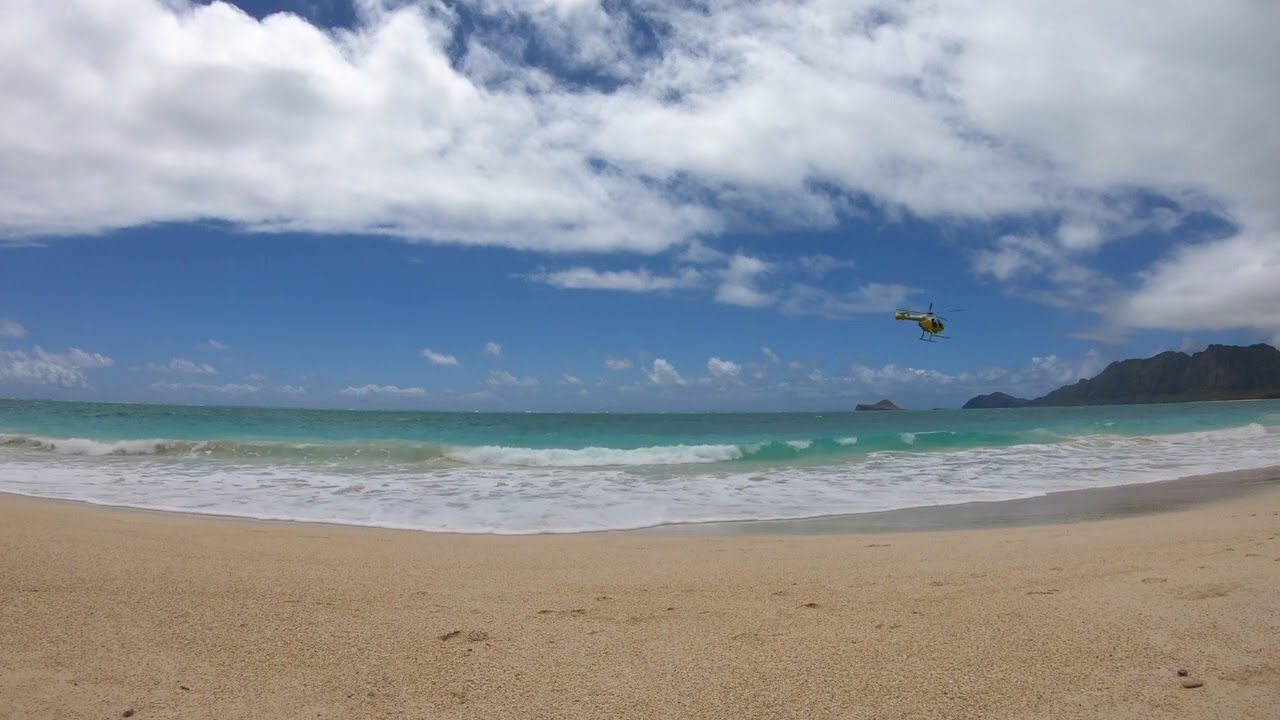 Cloudy and Windy Day at the Beach