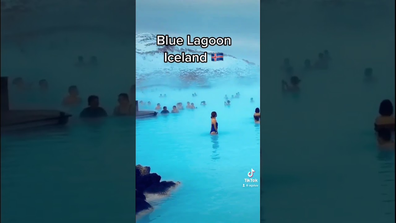 Blue Lagoon in Iceland #travel #shorts #iceland