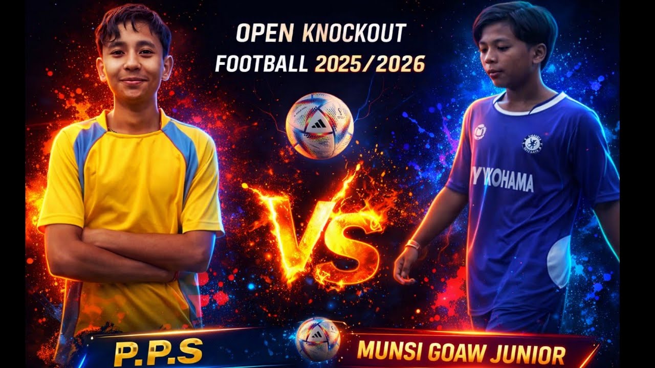 OPEN knockout football Tournament Cup 2025/2025 P.P.S VS Munsi goan junior