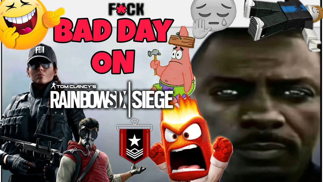 We had a BAD DAY on Rainbow 6 Siege 😭💀🤦‍♂️ #gaming #rainbowsix #r6 #r6siege #funny #memes #friends