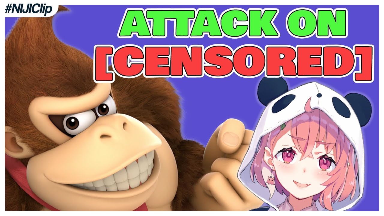 NIJISANJI Livers VS. OP Gorilla in Super Smash Bros. Ultimate (VTuber/NIJISANJI Moments) (Eng Sub)