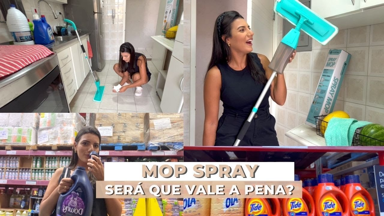 Supermercado Sam's Club Brasil | Compra de Produto de Limpeza | Meu primeiro Mop Spray e resenha 😎🥳