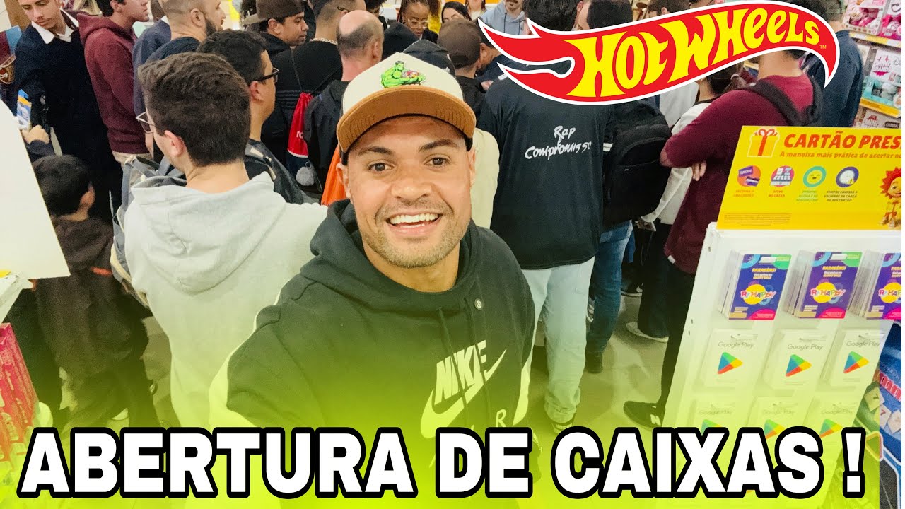 ABERTURA DE CAIXAS HOT WHEELS RI HAPPY MAUÁ  2025