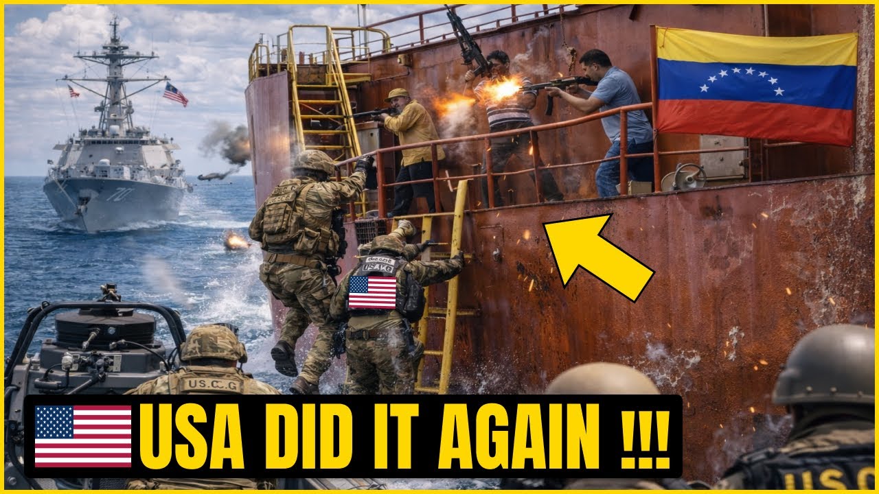 US Navy Obliterates $182M Venezuelan Shadow Fleet in 47 Minutes